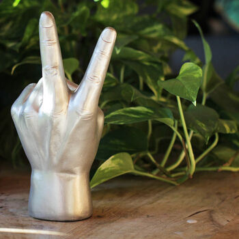 Silver Peace Hand Accessories Stand In Gift Box, 4 of 5
