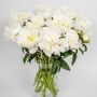 Fresh Handmade White Peonies Bouquet, thumbnail 1 of 3