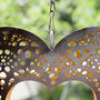 Gold Hanging Heart Candle Holder, thumbnail 5 of 7