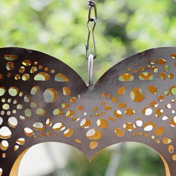 Gold Hanging Heart Candle Holder, 5 of 7
