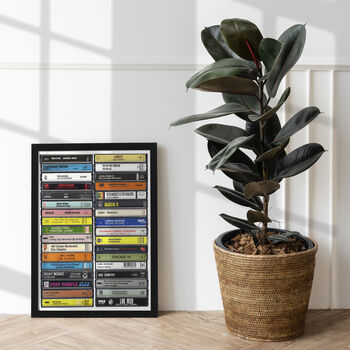 52nd Birthday Personalised Print Music From 1974, 4 of 10