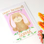 Personalised Bunny Relation Birthday Card, thumbnail 5 of 7