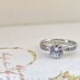 Cubic Zirconia Bridal Ring, thumbnail 1 of 3
