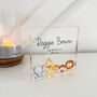 Personalised Safari Animal Acrylic Keepsake Block New Baby, thumbnail 5 of 6