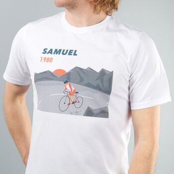 Personalised Road Bike T Shirt, 2 of 4