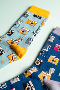 Camera Bamboo Socks, 6 of 7