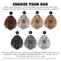 Personalised Afghan Hound Portrait Keychain For Dog Dad, thumbnail 2 of 6