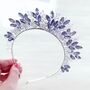 Lilac Crystal Crown, thumbnail 3 of 5