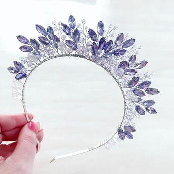 Lilac Crystal Crown, 3 of 5