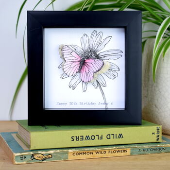 Personalised Butterfly And Flower Artwork, 9 of 10