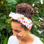 Handmade Floral Print Women's Headband, thumbnail 3 of 6