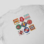 Arsenal Beer Mats Oversized T Shirt, thumbnail 3 of 10