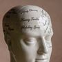 Large Antiqued Phrenology Head, thumbnail 2 of 5