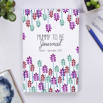 Personalised Mummy To Be Journal Notebook, 8 of 11
