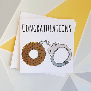 Police Officer Congratulations Card, 3 of 3