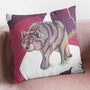 Wolf Animal Cushion Cover, thumbnail 3 of 12
