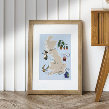 A3 Personalised Destination Map Print, 2 of 2