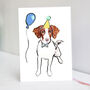Springer Spaniel Birthday Card, thumbnail 1 of 3