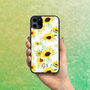 Personalised Yellow Sunflowers iPhone Case, thumbnail 1 of 2