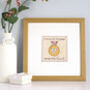 Personalised Gold Medal 50th Anniversary Card, thumbnail 4 of 11