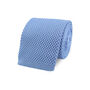 Wedding Handmade Polyester Knitted Pocket Square In Light Blue, thumbnail 7 of 9