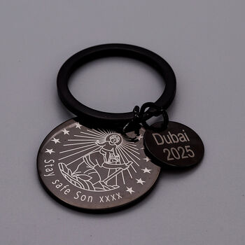 Personalised St Christopher Keyring, 3 of 10