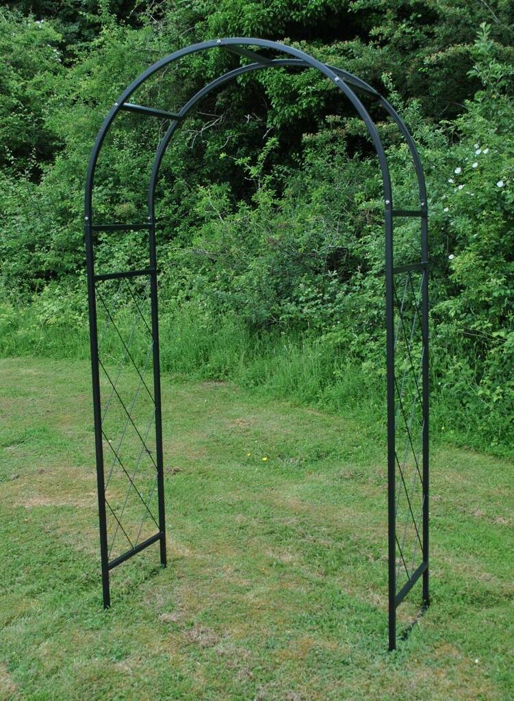 Knightsbridge Metal Garden Arch By Garden Selections ...
