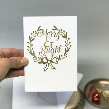 Luxury Gold Papercut Christmas Card, 10 of 11