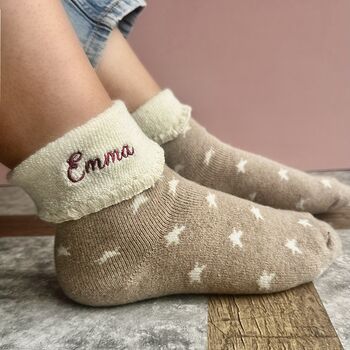 Personalised Super Soft Cosy Socks, 2 of 5