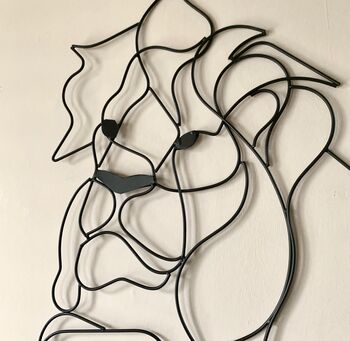 Lion Wire Wall Art Ltwa030, 4 of 4