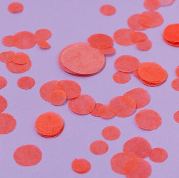 Coral Wedding Confetti | Biodegradable Paper Confetti, 2 of 6