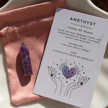 Serenity Amethyst Crystal Tower, 2 of 5