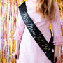 Personalised 'Mrs To Be' Gold Star Hen Do Sash, thumbnail 1 of 5