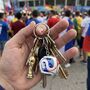 Personalised World Cup Football And Trophy Keychain, thumbnail 5 of 9