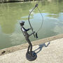 Fisherman Metal Sculpture, thumbnail 1 of 4