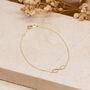 9ct Yellow Gold Adjustable Infinity Bracelet, thumbnail 3 of 5