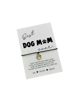 Dog Mom Wish Bracelet | Gift For Dog Mom, 4 of 7