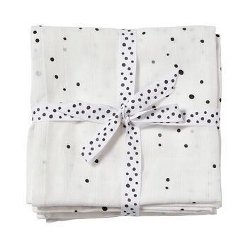 Muslin Burp Cloths | Dreamy Dots | New Baby Gift, 4 of 5