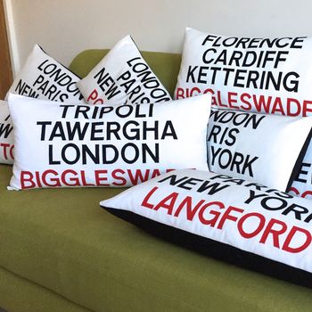 The Personalised Tourist Cushion, 8 of 12