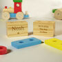 Personalised Wooden Toy Train, thumbnail 3 of 8