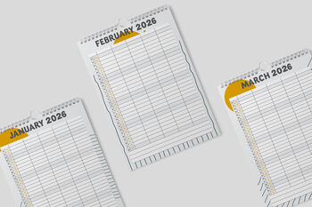 2026 Family Planner| 2026 Calendar | Five Columns, 2 of 6