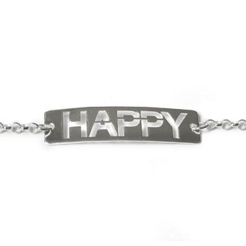 Happy Lucky Love Sterling Silver Bracelets, 7 of 9