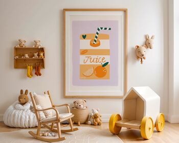 Orange Juice Art Print, 4 of 9