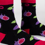 Bamboo Socks | Grape Socks | Fig Socks | Fruit Socks | Food Socks, thumbnail 3 of 5