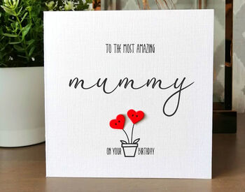Personalised Birthday Card For Special Mum, Handmade Card For Mother, 2 of 3