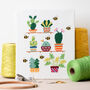 Cacti Cross Stitch Kit, thumbnail 1 of 8