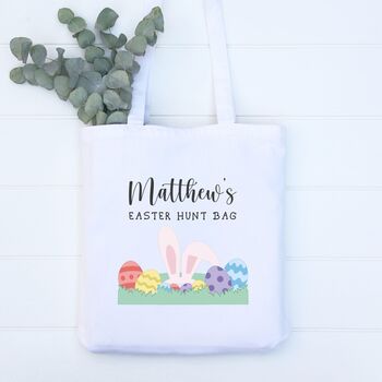 Personalised Easter Egg Hunt Bag, 3 of 5