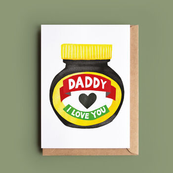 Marmite Love You Card For Dad, Daddy Or Grandad, 3 of 4