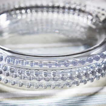 Bella Perle Glass Beaded Dinner Plates, 5 of 5