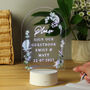 Personalised Botanical LED Guestbook Sign – Colour Changing Wedding Display, thumbnail 3 of 5
